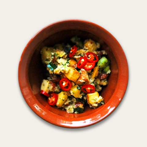 Lauwarmer Couscous-Salat